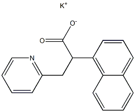 α-(1-Naphtyl)-2-pyridinepropionic acid potassium salt