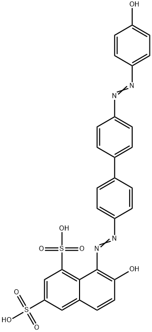 7-hydroxy-8-[[4'-[(4-hydroxyphenyl)azo][1,1'-biphenyl]-4-yl]azo]naphthalene-1,3-disulphonic acid