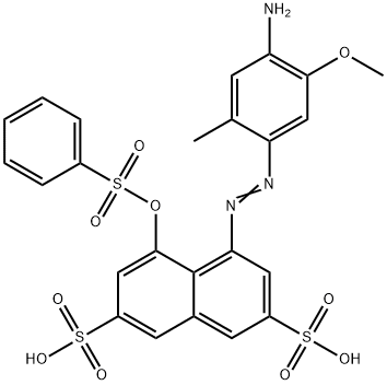 4-[(4-amino-5-methoxy-o-tolyl)azo]-5-[(phenylsulphonyl)oxy]naphthalene-2,7-disulphonic acid