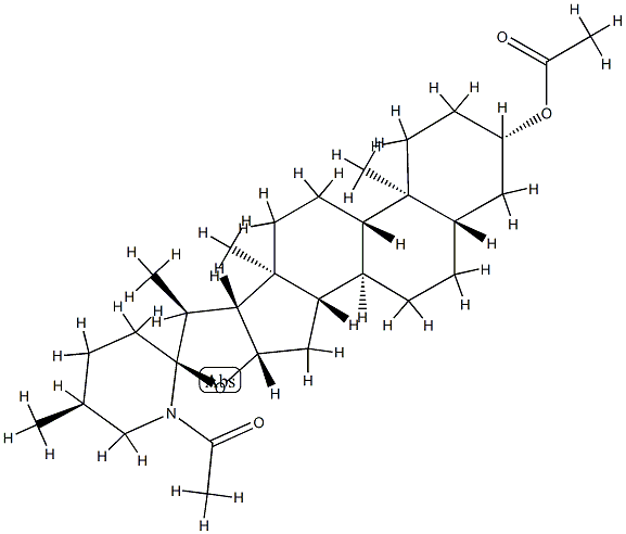 Spirosolan-3-ol, 28-acetyl-, acetate (ester), (3beta,5alpha,22beta,25S )-