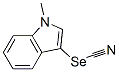 Selenocyanic acid 1-methyl-1H-indol-3-yl ester