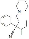 2-Phenyl-2-(2-piperidinoethyl)-3-methylvaleronitrile