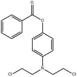 4-[Bis(2-chloroethyl)amino]phenol benzoate