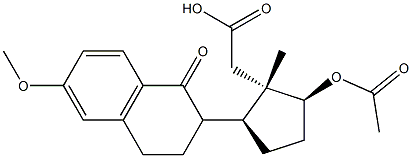 17 beta-acetoxy-3-methoxy-9-oxo-9,11-secoestra-1,3,5(10)-trien-11-oic acid