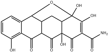 1,4,4a,5,5a,6,11,11a,12,12a-Decahydro-1,2,4a,7-tetrahydroxy-4,5,6-trioxo-1,11-epoxynaphthacene-3-carboxamide