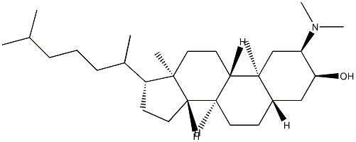 2β-Dimethylamino-5α-cholestan-3α-ol