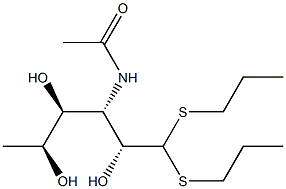 3-Acetylamino-3,6-dideoxy-L-ido-hexose dipropyl dithioacetal