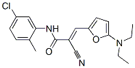2-Propenamide,  N-(5-chloro-2-methylphenyl)-2-cyano-3-[5-(diethylamino)-2-furanyl]-
