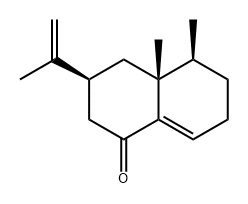 (3S)-3,4,4a,5,6,7-Hexahydro-4aβ,5β-dimethyl-3-isopropenylnaphthalen-1(2H)-one
