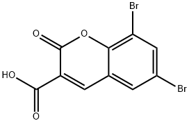 6,8-二溴甲氧基香豆素-3-甲酸