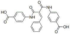 4-[[2-[(4-carboxyphenyl)carbamoyl]-3-phenyl-prop-2-enoyl]amino]benzoic acid