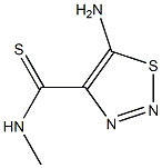 1,2,3-Thiadiazole-4-carbothioamide,5-amino-N-methyl-(9CI)