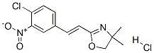 2-[(E)-2-(4-chloro-3-nitro-phenyl)ethenyl]-4,4-dimethyl-5H-1,3-oxazole hydrochloride