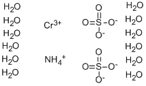 硫酸铬铵十二水酯