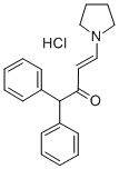 1,1-Diphenyl-4-(1-pyrrolidinyl)-3-buten-2-one hydrochloride