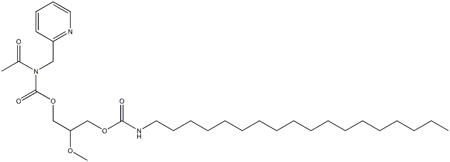 Acetyl(2-pyridinylmethyl)carbamic Acid 2-Methoxy-3-[[(octadecylamino)carbonyl]oxy]propyl Ester