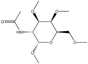 Methyl 2-(acetylamino)-3-O,4-O,6-O-trimethyl-2-deoxy-α-D-galactopyranoside