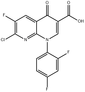 二氟苯基萘啶羧酸:托氟沙星母核-1