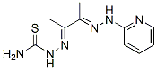 2-[1-Methyl-2-[2-(2-pyridinyl)hydrazono]propylidene]hydrazinecarbothioamide