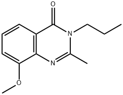 4(3H)-Quinazolinone,  8-methoxy-2-methyl-3-propyl-
