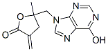 9-((2-methyl-4-methylene-5-oxotetrahydrofuran-2-yl)methyl)hypoxanthine