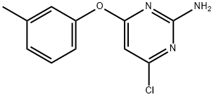 2-amino-4-(m-tolyloxy)-6-chloropyrimidine