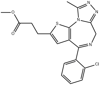 4-(2-氯苯基)-9-甲基-6H-噻吩并[3,2-F][1,2,4]三唑并[4,3-A][1,4]二氮杂卓-2-丙酸甲酯