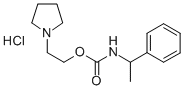 Carbamic acid, (1-phenylethyl)-, 2-(pyrrolidinyl)ethyl ester, hydrochl oride