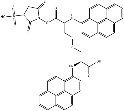Dipyrenylcystine N-hydroxysulfosuccinimidyl monoester