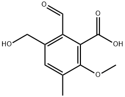 2-Formyl-3-hydroxymethyl-6-methoxy-5-methylbenzoic acid