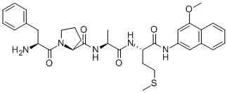 PHE-PRO-ALA-MET 4-METHOXY-BETA-NAPHTHYLAMIDE