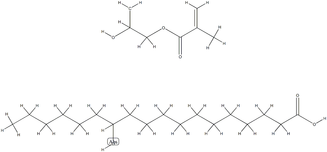 Octadecanoic acid, 12-hydroxy-, homopolymer, 2-hydroxy-3-[(2-methyl-1-oxo-2-propenyl)oxy]propyl ester