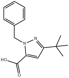 1-苄基-3-叔丁基-1H-吡唑-5-羧酸
