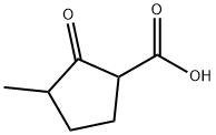 Cyclopentanecarboxylic acid, 3-methyl-2-oxo- (6CI)
