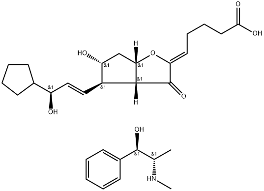 15-cyclopentyl-7-oxo-prostaglandin I2-ephedrine