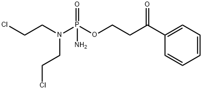 3-[amino-[bis(2-chloroethyl)amino]phosphoryl]oxy-1-phenyl-propan-1-one