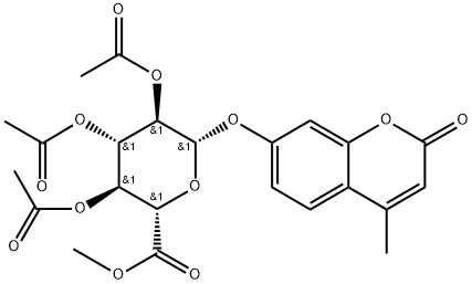 4-甲基-2-氧代-2H-1-苯并吡喃-7-基 BETA-D-吡喃葡糖苷酸甲酯三乙酸酯