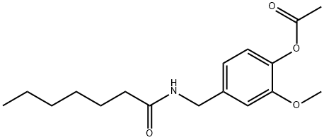 Vanillylamine, N-heptanoyl-, acetate