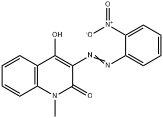 4-HYDROXY-1-METHYL-3-[(2-NITROPHENYL)AZO]-2-QUINOLONE