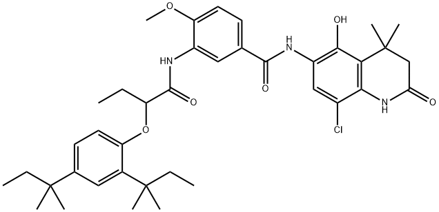 Α-(4-甲氧基苯甲酰基)-Α-(1-苄基-5-乙氧基-3-海因)-2-氯-5-正十二烷氧羰基乙酰苯胺