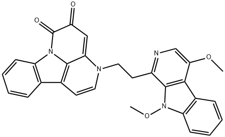 3-[2-(4,9-Dimethoxy-9H-pyrido[3,4-b]indol-1-yl)ethyl]-3H-indolo[3,2,1-de][1,5]naphthyridine-5,6-dione