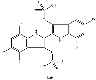 4,5,5',7,7'-Pentabromo-2,2'-bi[1H-indole]-3,3'-diol bis(sulfuric acid sodium) salt