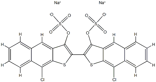 9,9'-Dichloro-2,2'-binaphtho[2,3-b]thiophene-3,3'-diol bis(sulfuric acid sodium) salt