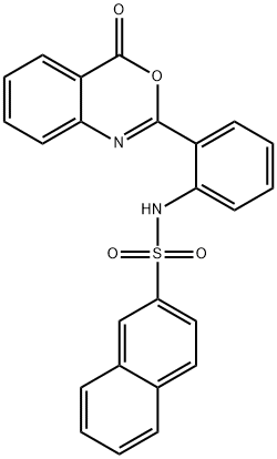 N-[2-(4-氧代-4H-3,1-苯丙恶嗪-2-基)苯基]-2-萘磺酰胺