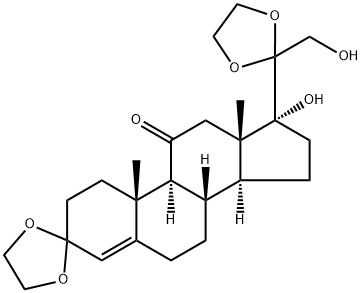 17,21-二羟基孕甾-5-烯-3,11,20-三酮 环 3,20-二(乙二缩醛)
