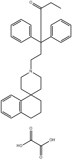 6-(3,4-dihydro-1'H,2H-spiro[naphthalene-1,4'-piperidin]-1'-yl)-4,4-diphenylhexan-3-one