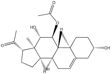 3β,11α,12β,14β-Tetrahydroxypregn-5-en-20-one 11-acetate