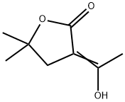 Valeric acid, 4-hydroxy-2-(1-hydroxyethylidene)-4-methyl-, gamma-lactone (6CI)