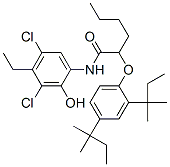3',5'-dichloro-2-(2,4-di-tert-pentylphenoxy)-4'-ethyl-2'-hydroxyhexananilide