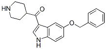 (5-phenylmethoxy-1H-indol-3-yl)-(4-piperidyl)methanone